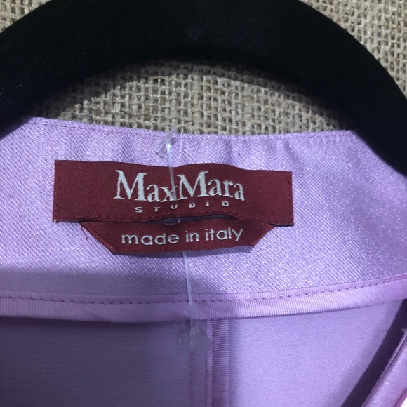 MaxMara SZ 12 Jacket Palmi Purple Lavender Blazer - Picture 3 of 8